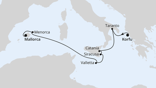 Von Korfu nach Mallorca 1