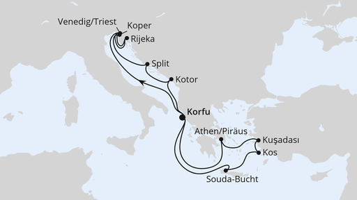 Adria & Griechenland ab Korfu 1