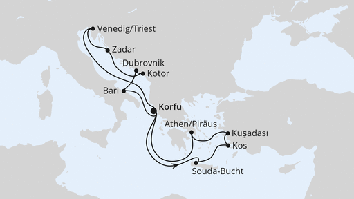 Adria & Griechenland ab Korfu 2