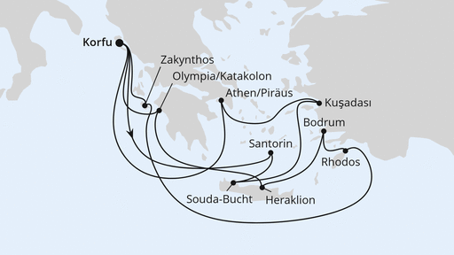 Griechenland & Türkei ab Korfu