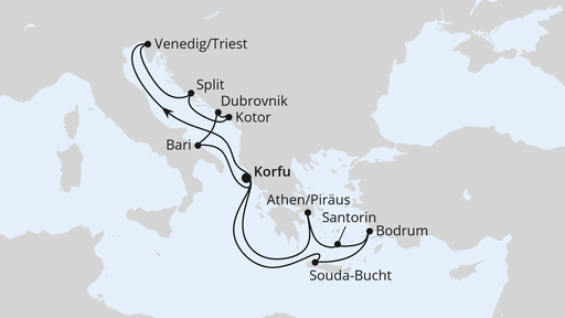 Adria & Griechenland ab Korfu 1