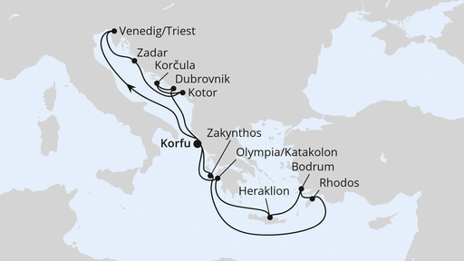 Adria & Griechenland ab Korfu 2