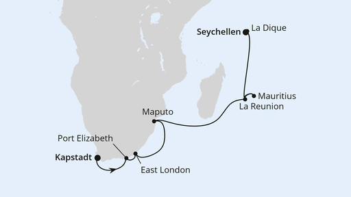 Seychellen, Mauritius & Südafrika 1