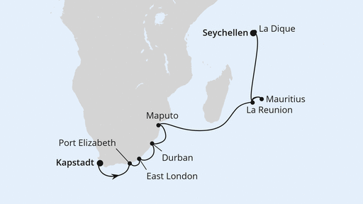 Seychellen, Mauritius & Südafrika 1