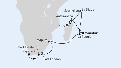 Südafrika, Seychellen, Mauritius & Madagaskar 1