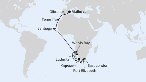 Weltenbummler Südafrika & Namibia ab Kapstadt