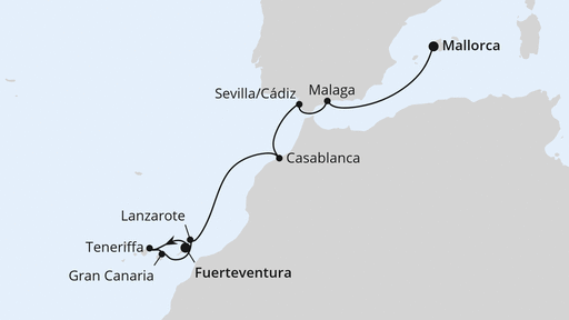 Andalusien & Kanaren ab Fuerteventura