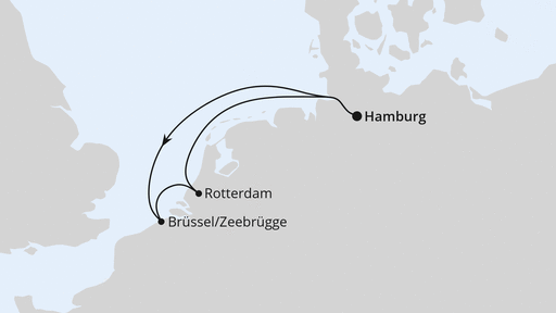 Kurzreise nach Niederlande & Belgien ab Hamburg