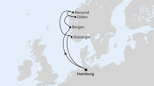 Norwegens Fjorde ab Hamburg