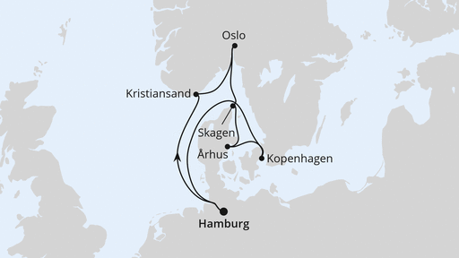 Silvesterreise nach Norwegen & Dänemark ab Hamburg
