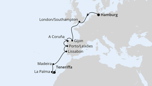 Westeuropa-Highlights ab Hamburg 3