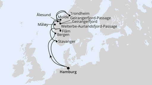 Norwegens Fjord-Weltnaturerbe ab Hamburg 2