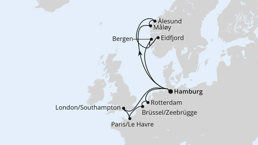 Metropolen & Norwegen ab Hamburg
