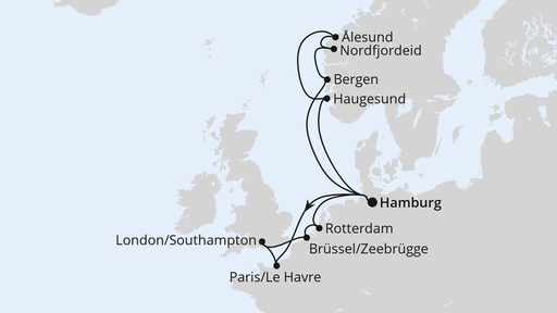 Metropolen & Norwegen ab Hamburg
