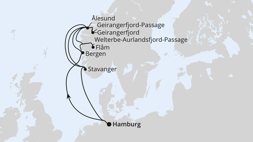 Große Norwegen-Welterbe-Reise ab Hamburg