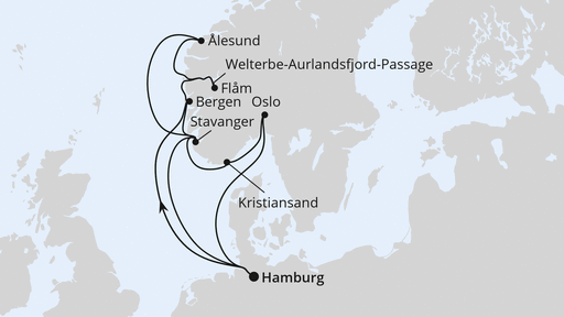 Große Norwegen-Reise ab Hamburg