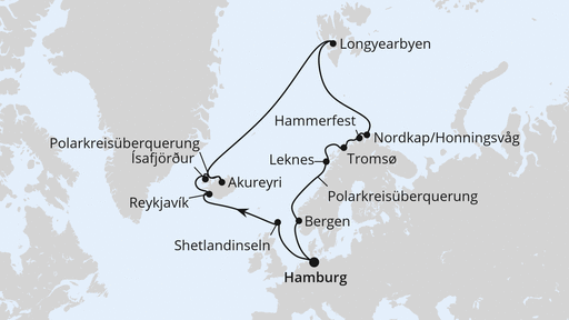 Highlights am Polarkreis ab Hamburg