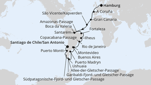 Von Hamburg nach San Antonio