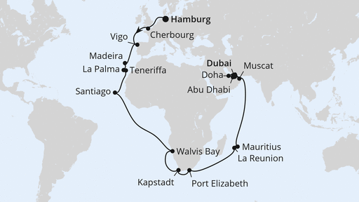 Weltenbummler Südafrika, Mauritius & Orient
