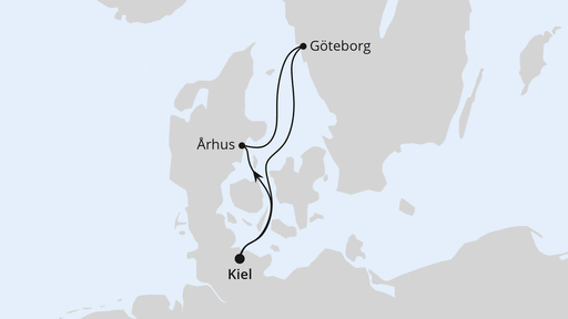 Kurzreise nach Århus & Göteborg ab Kiel