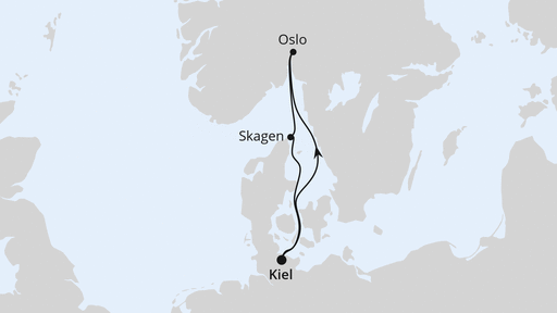 Kurzreise nach Oslo & Skagen ab Kiel