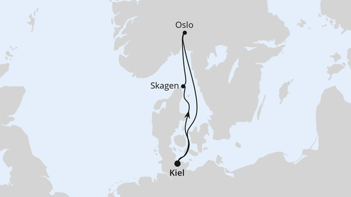 Kurzreise Norwegen & Dänemark ab Kiel 1