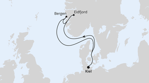 Kurzreise nach Norwegen ab Kiel