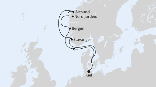 Norwegen ab Kiel