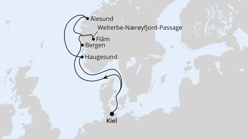 Norwegen ab Kiel