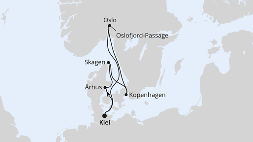 Skandinavische Highlights ab Kiel