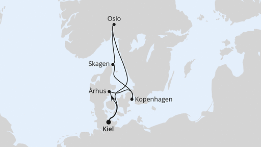 Skandinavische Highlights ab Kiel