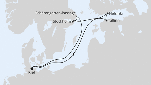 Weihnachtsreise in der Ostsee ab Kiel
