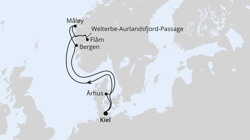 Norwegen mit Sognefjord ab Kiel