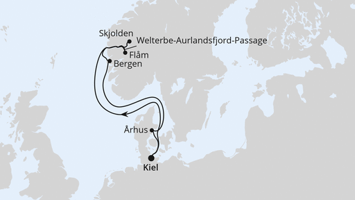 Norwegen mit Sognefjord ab Kiel