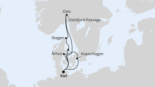 Skandinavische Highlights ab Kiel