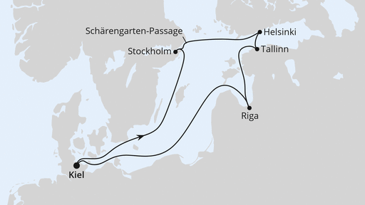 Weihnachtsmärkte in der Ostsee ab Kiel