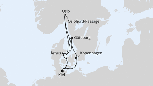 Skandinavische Städte mit Skifestival ab Kiel