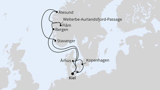 Dänemark & Norwegen ab Kiel