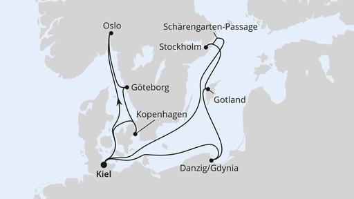 Adventszeit in Skandinavien & Polen ab Kiel