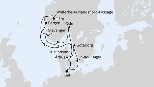 Skandinavische Highlights ab Kiel 2