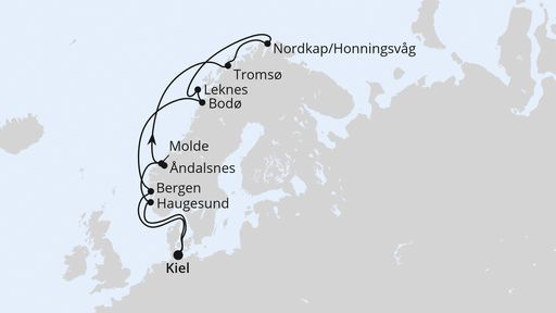 Norwegen mit Lofoten & Nordkap ab Kiel