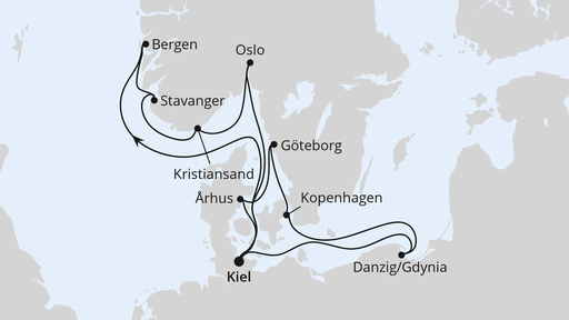 Skandinavien & Polen ab Kiel 2