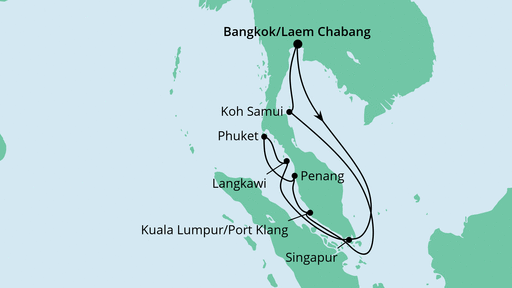 Thailand, Malaysia & Singapur mit Phuket
