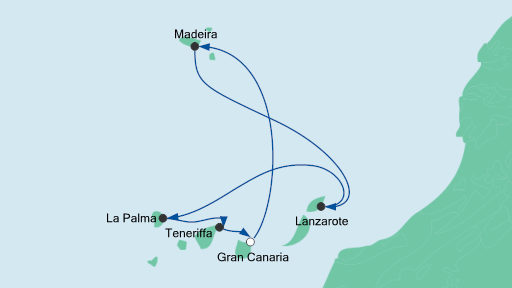 Круиз на AIDAsol. Канарские острова и Мадейра с 05.02.2017