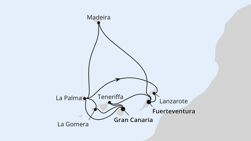 Große Kanaren-Rundreise & Madeira