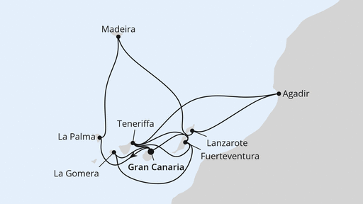 Große Kanaren-Reise mit Madeira & Marokko