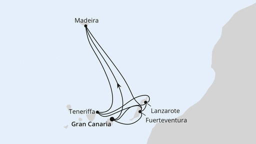 Große Kanaren-Reise & Madeira ab Gran Canaria