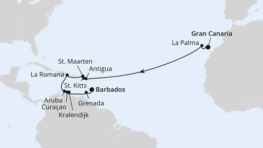 Von Gran Canaria nach Barbados