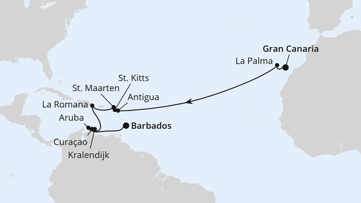 Von Gran Canaria nach Barbados