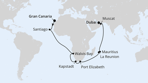 Weltenbummler Kapverden, Südafrika & Mauritius 1